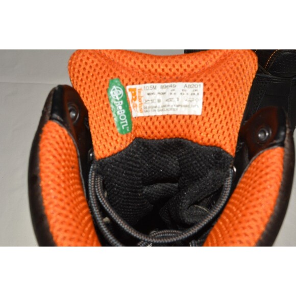 Timberland PRO Men’s 10.5M Waterproof Alloy Toe Met Guard Work Boots Black Brown - Picture 7 of 10